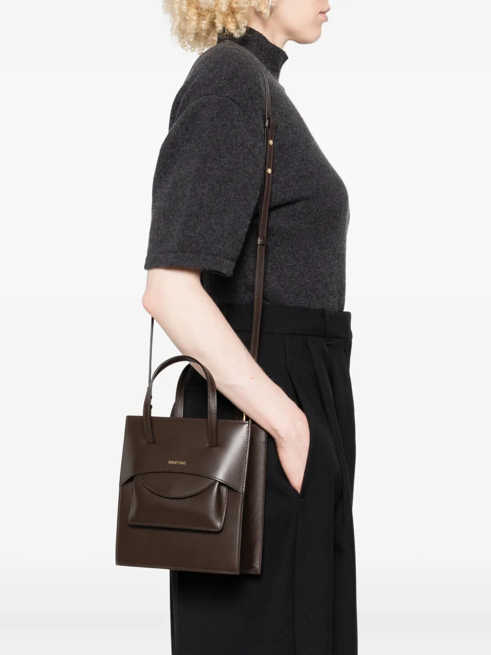 HIDESINS Flap J shopper - Bruin