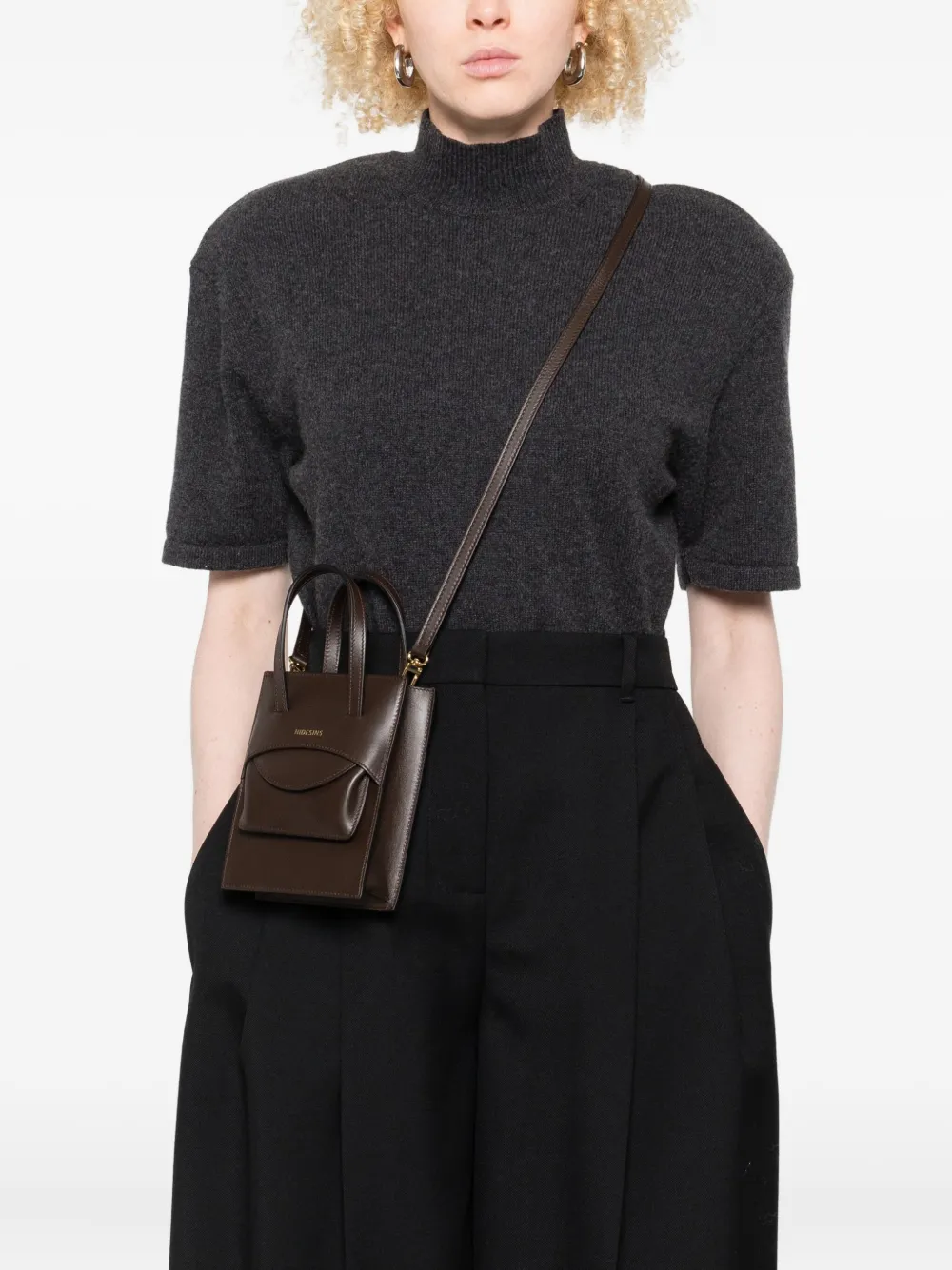 HIDESINS Flap J shopper - Bruin