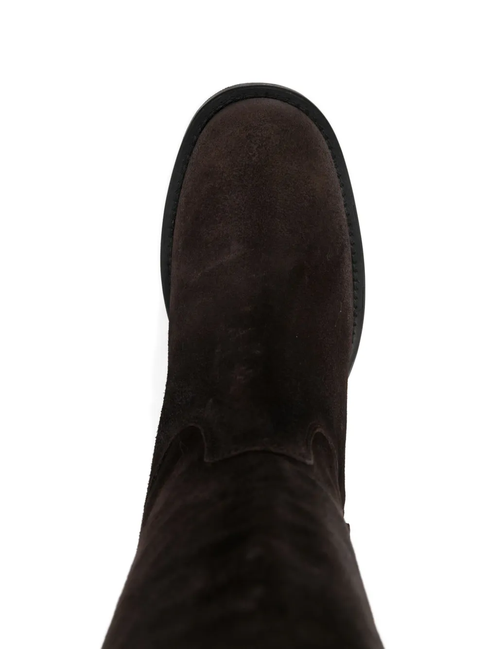 Chloé buckle-detailing leather knee-high boots Bruin