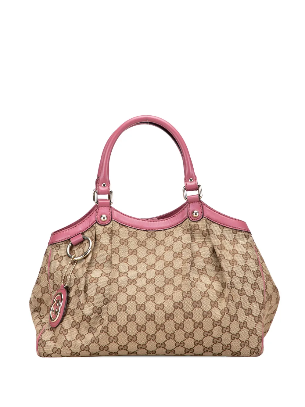 Gucci Pre-Owned 2000-2015 ミディアム GGキャンバス スーキー トートバッグ - ブラウン Gucci Pre-Owned 2000-2015 ミディアム GGキャンバス スーキー トートバッグ - ブラウン