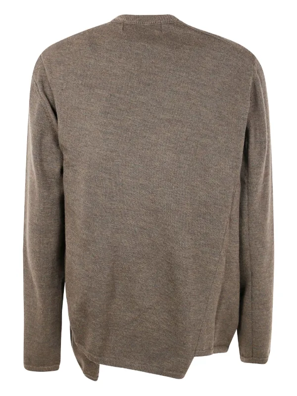 Comme Des Garçons Homme Plus Asymmetric Sweater Neutrals