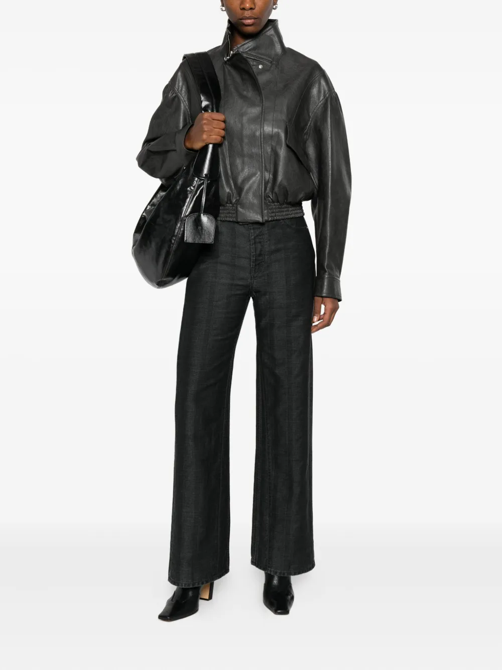 Low Classic flap-pocket leather jacket | Leather Jackets | Image 2