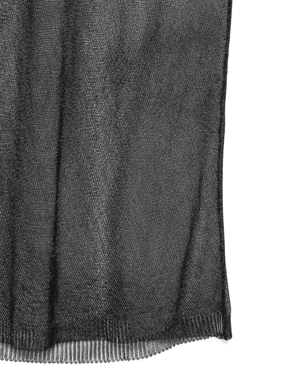 Isabel Benenato Crew-neck Dress In Black