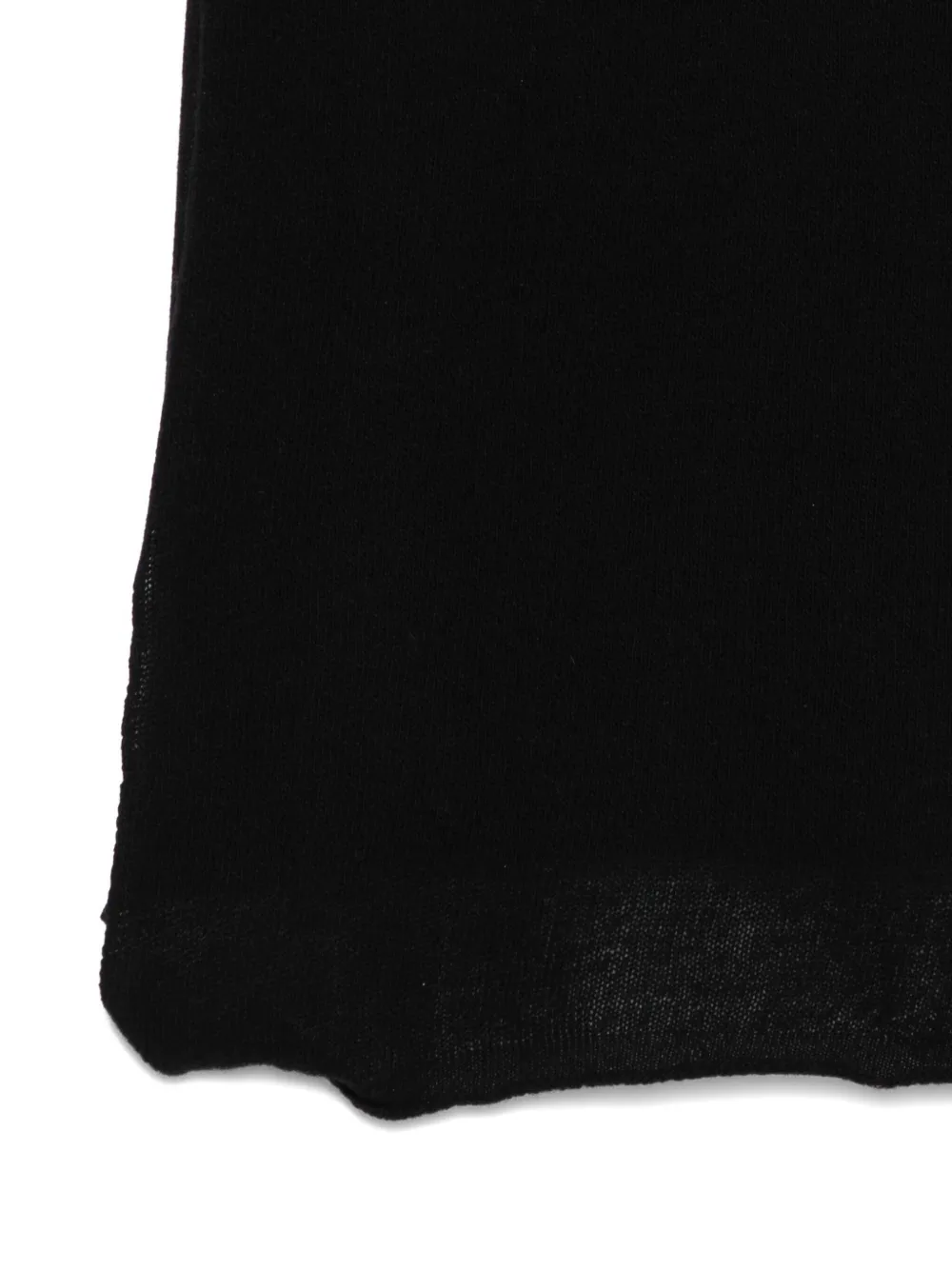 Ma'ry'ya Logo-patch Scarf In Black