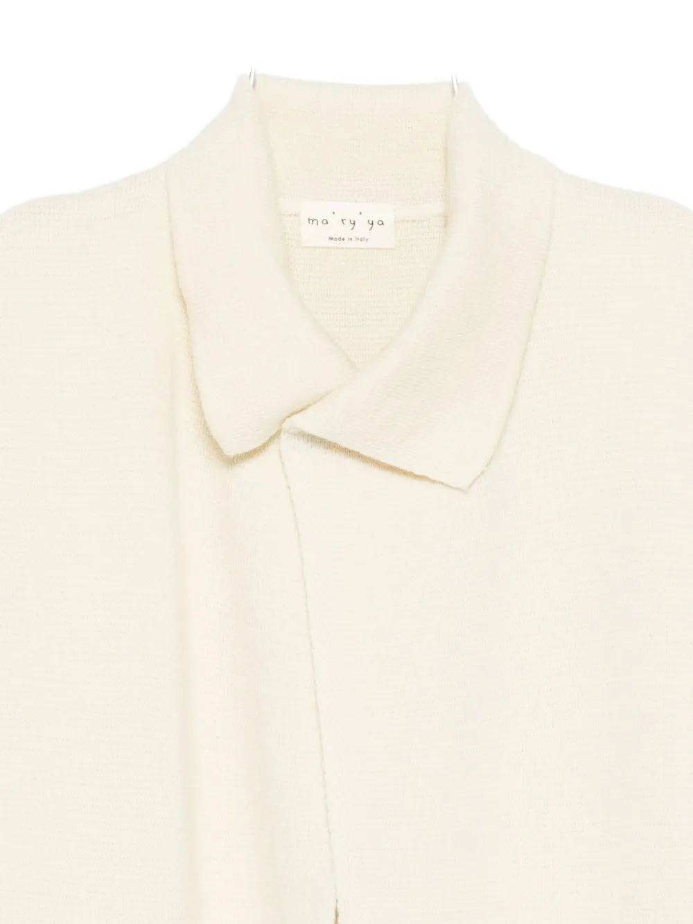  Ma'ry'ya Classic-collar Cardi-coat - Neutrals 
