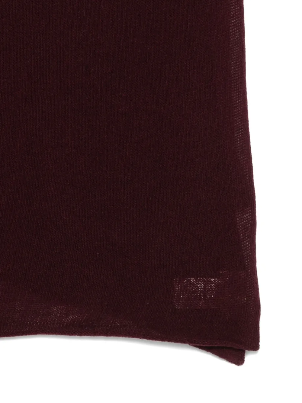 Ma'ry'ya Logo-patch Scarf In Red