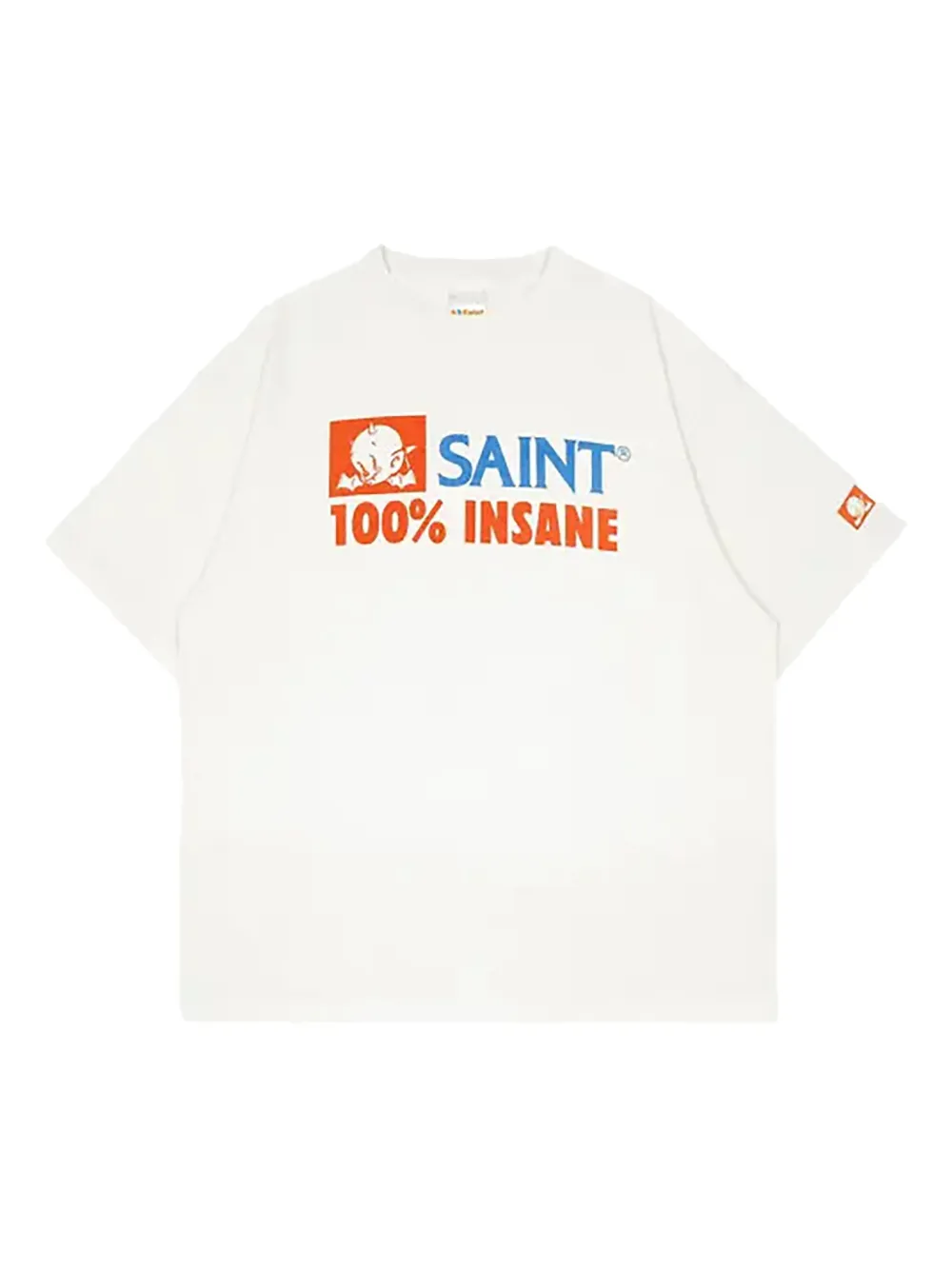 SAINT MXXXXXX Insane T-shirt | White | Image 1
