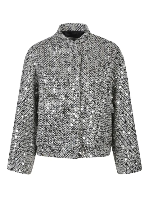 ERMANNO FIRENZE  sequin-embellished tweed jacket