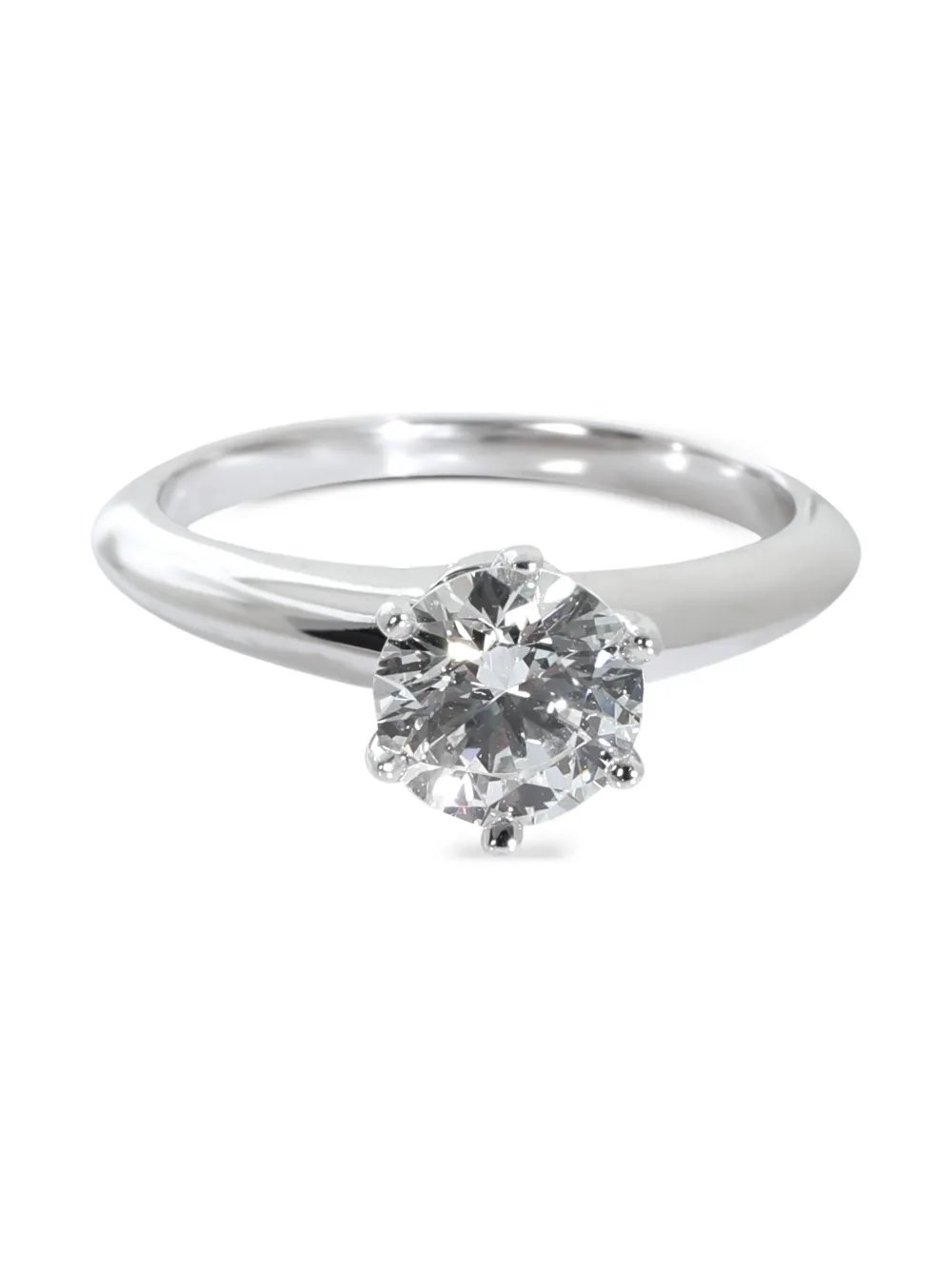 Tiffany & Co. Pre-Owned platinum diamond solitaire ring | Silver | Image 1