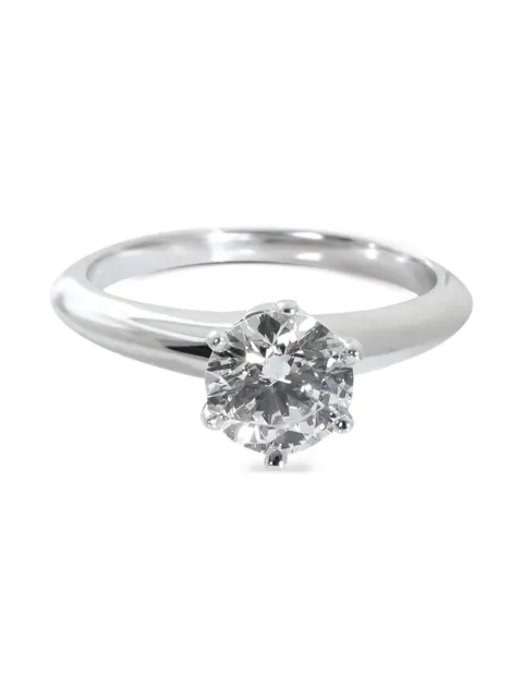 Tiffany & Co. Pre-Owned platinum diamond solitaire ring