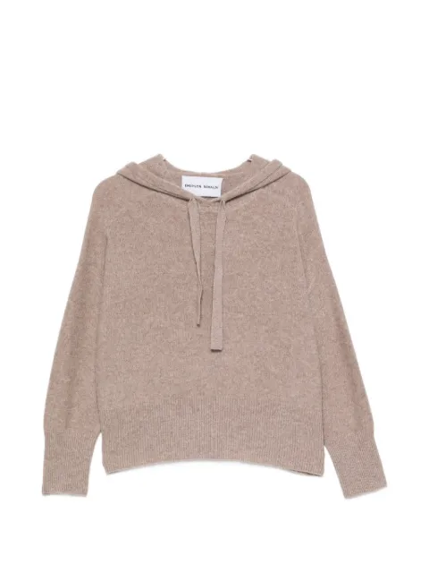 Emerson Renaldi drawstring knitted hooded sweater