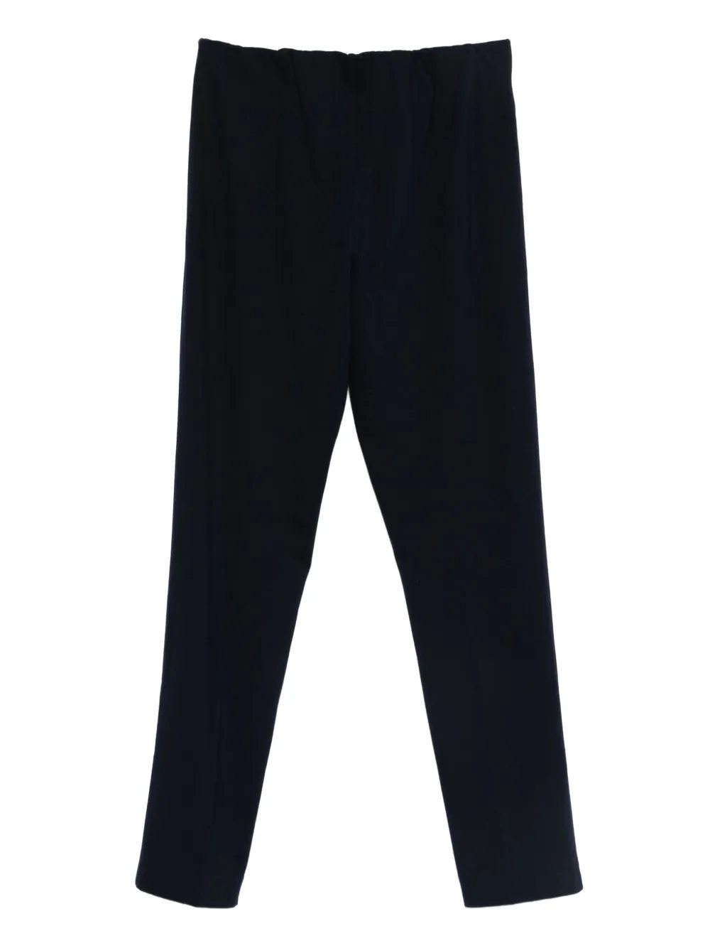 Le Tricot Perugia Broek met elastische taille Zwart