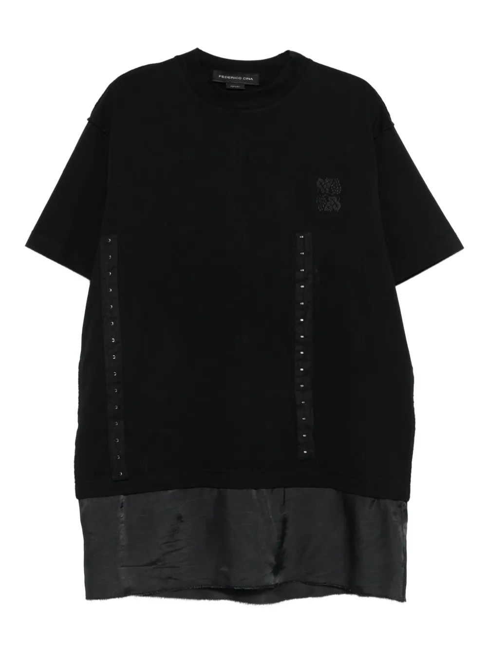 FEDERICO CINA embellished-panel dress | Black | Image 1