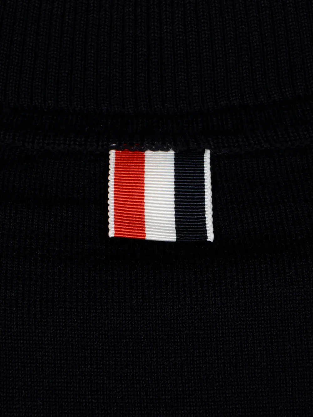  Thom Browne Half-zip Sweater - Black 