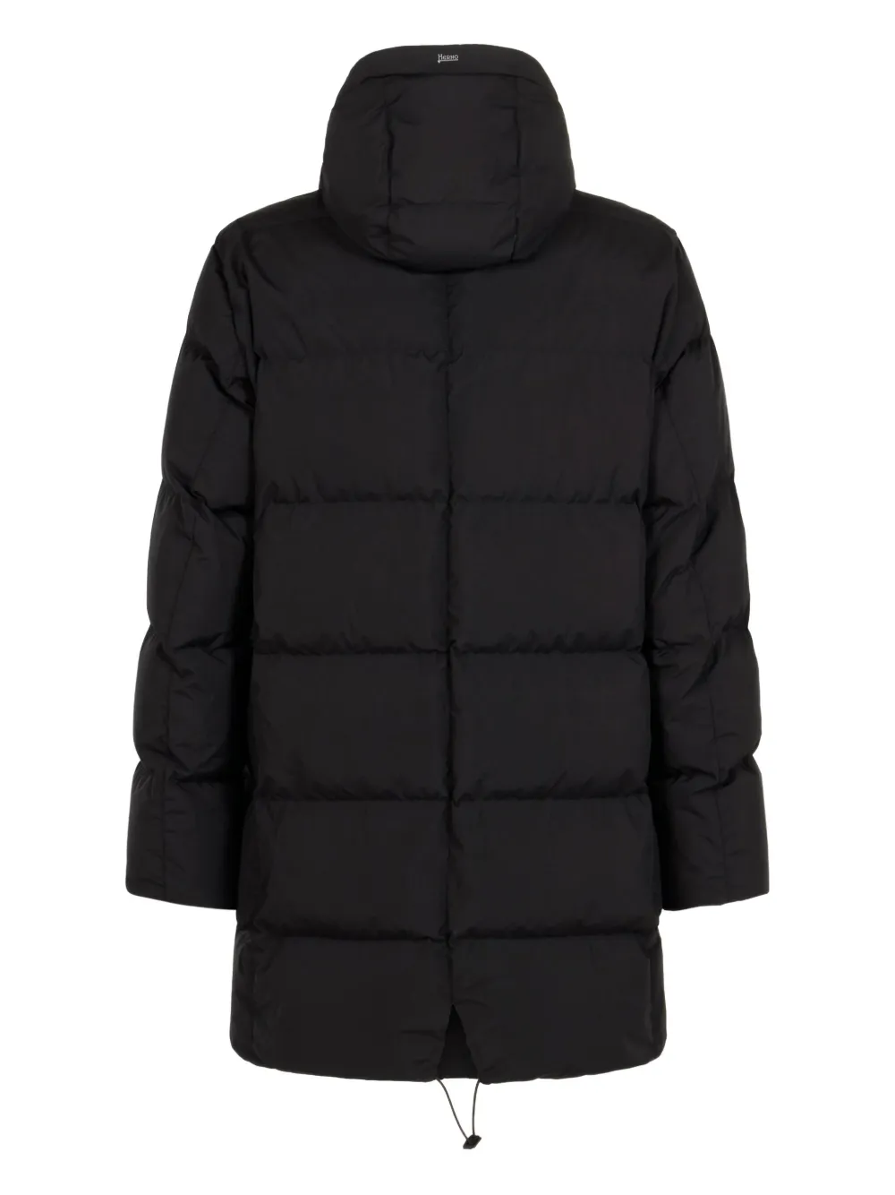 Herno zip-up padded jacket - Zwart