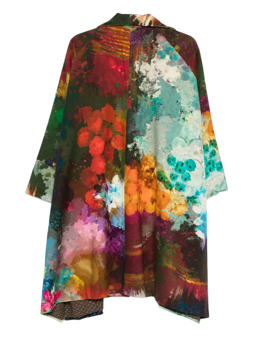 YAVI printed coat - Rood