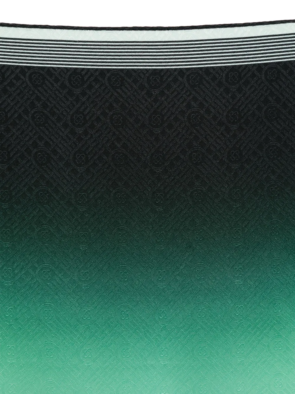 Casablanca Sjaal met ombré patroon Groen