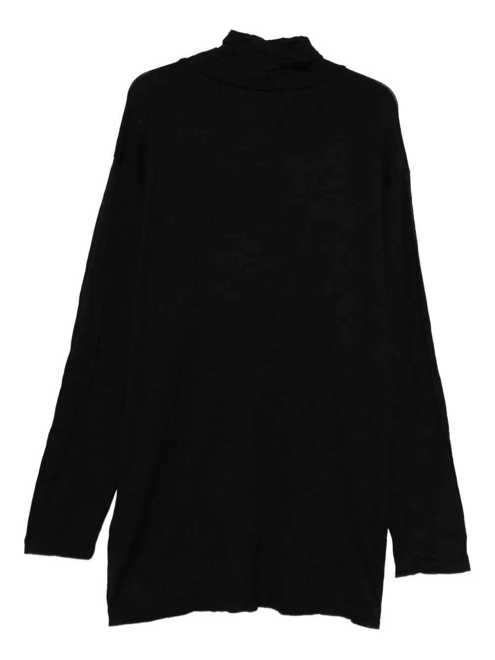 Yohji Yamamoto roll-neck long-sleeve sweater - Zwart