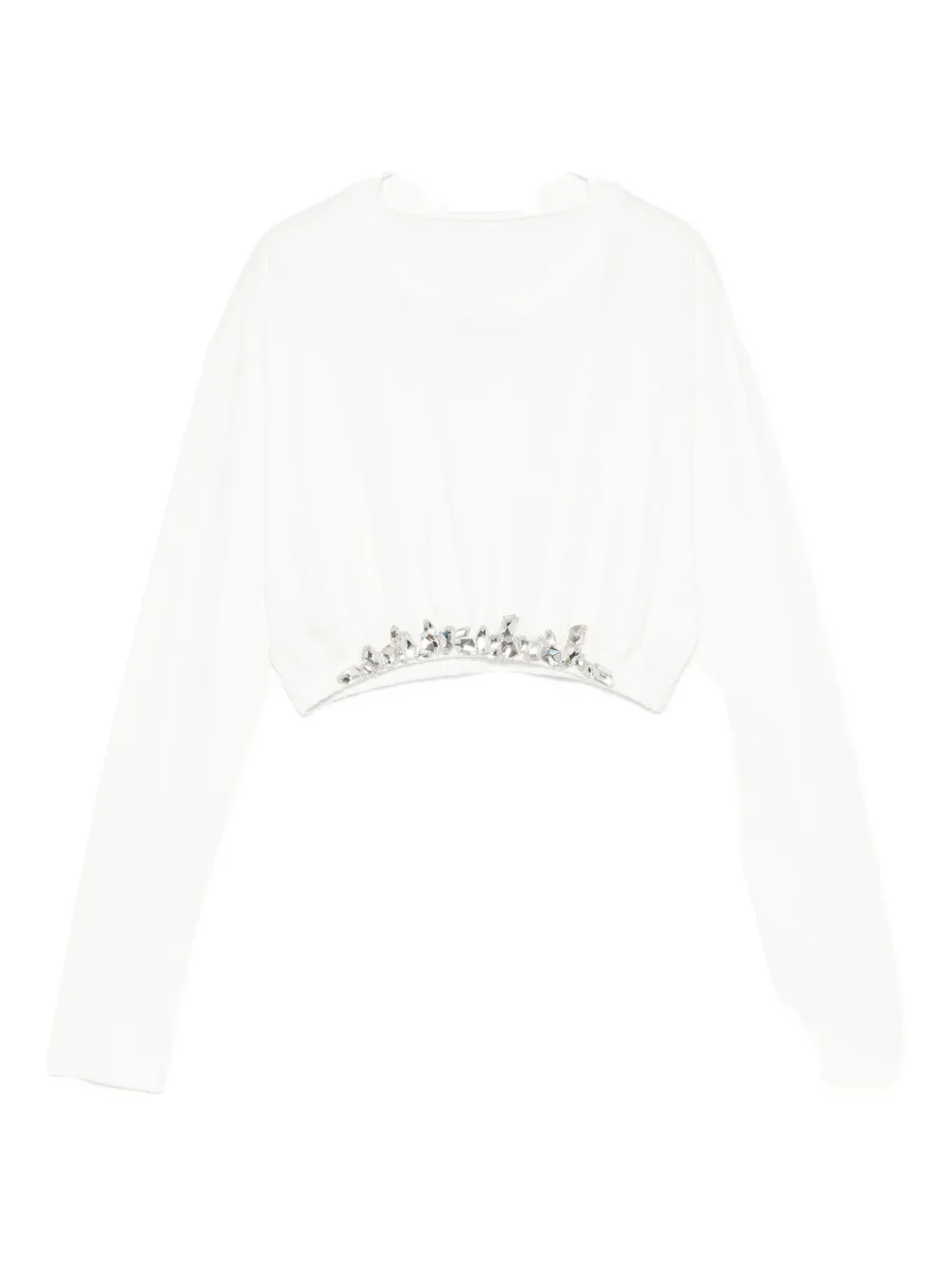 AREA crystal-embellished sweater | White | Image 1