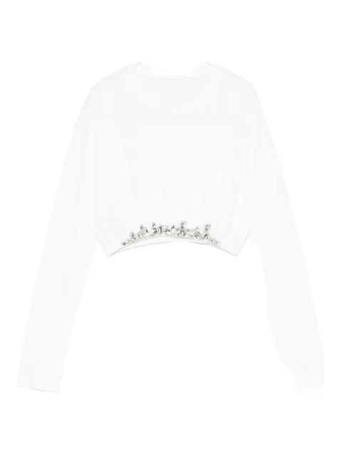 AREA crystal-embellished sweater