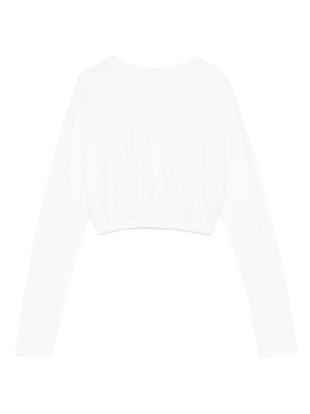 AREA Sweater verfraaid met kristallen Wit