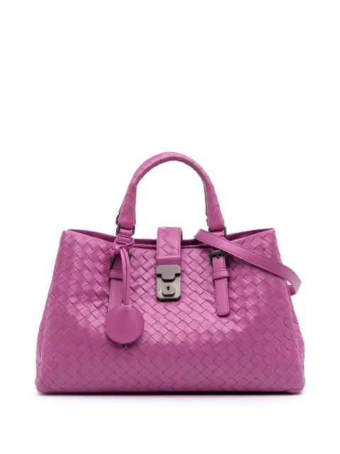 Bottega Veneta Pre-Owned 2012-2025 Small Nappa Intrecciato Roma satchel