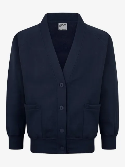 Zeco Schoolwear kids button-fastening pocket cardigan