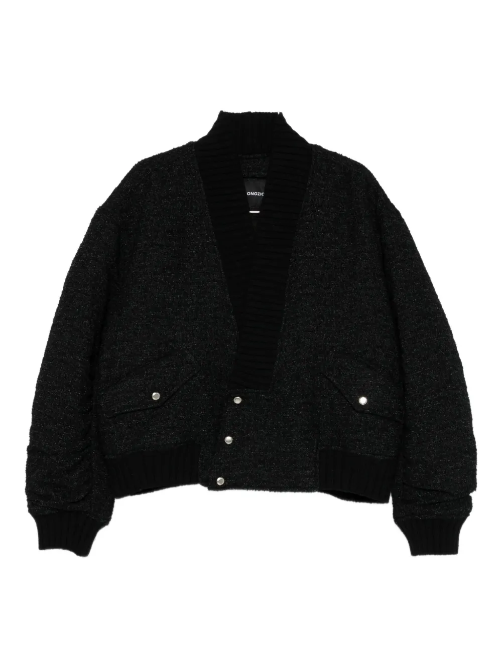 Songzio V-neck Sweater In Black