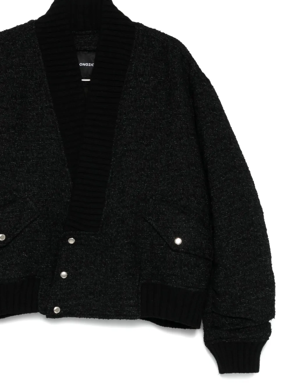 Songzio V-neck Sweater In Black