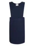 Zeco Schoolwear kids Bib Pinafore pleated pinafore dress - Grey