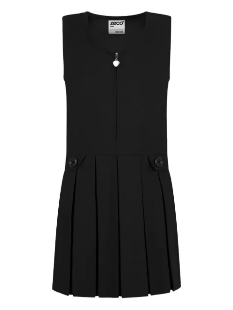 Zeco Schoolwear kids Pinafore pleated zip-front dress