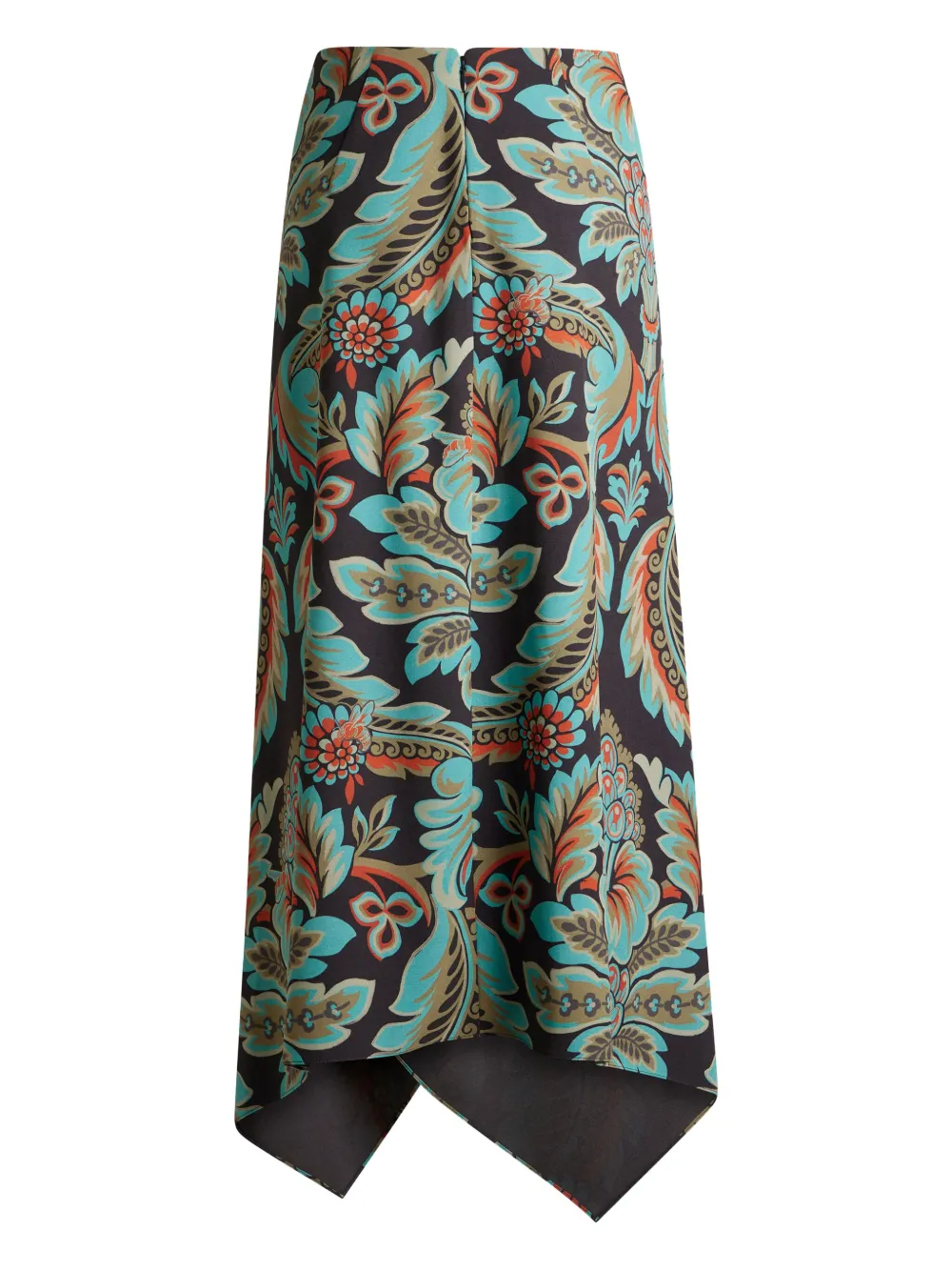 ETRO printed midi skirt - Zwart