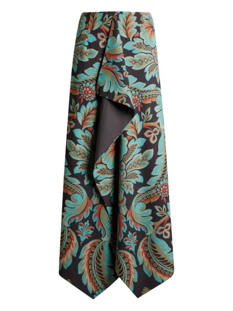 ETRO printed midi skirt