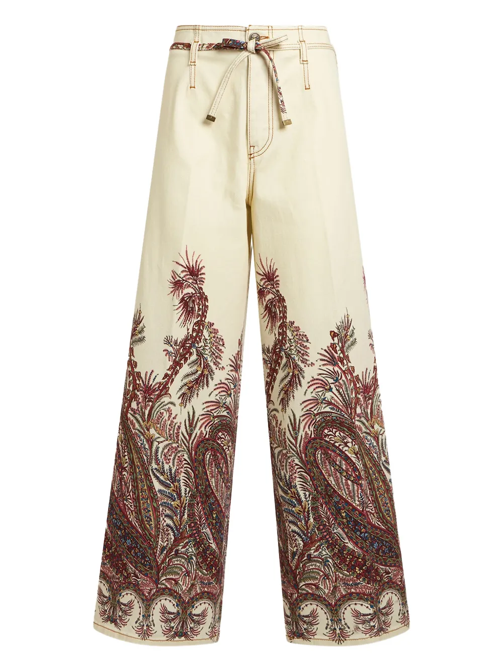ETRO paisley-print jeans - ホワイト ETRO paisley-print jeans - ホワイト