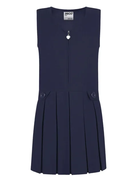 Zeco Schoolwear kids Pinafore pleated zip-front dress