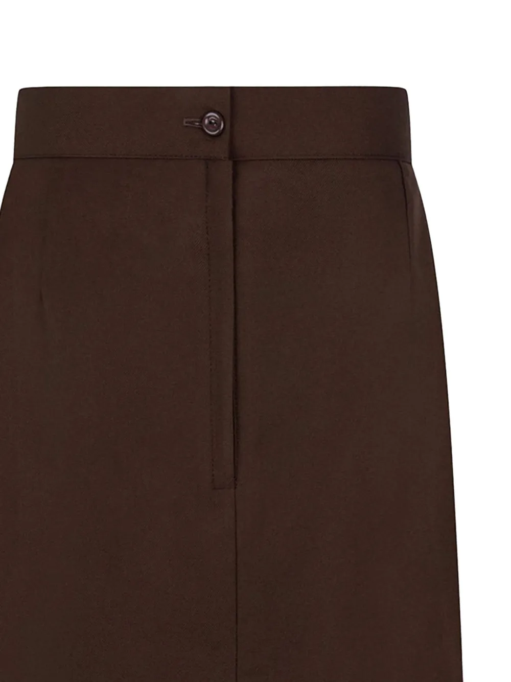  Zeco Schoolwear Kids Stitch-down Pencil Skirt - Brown 