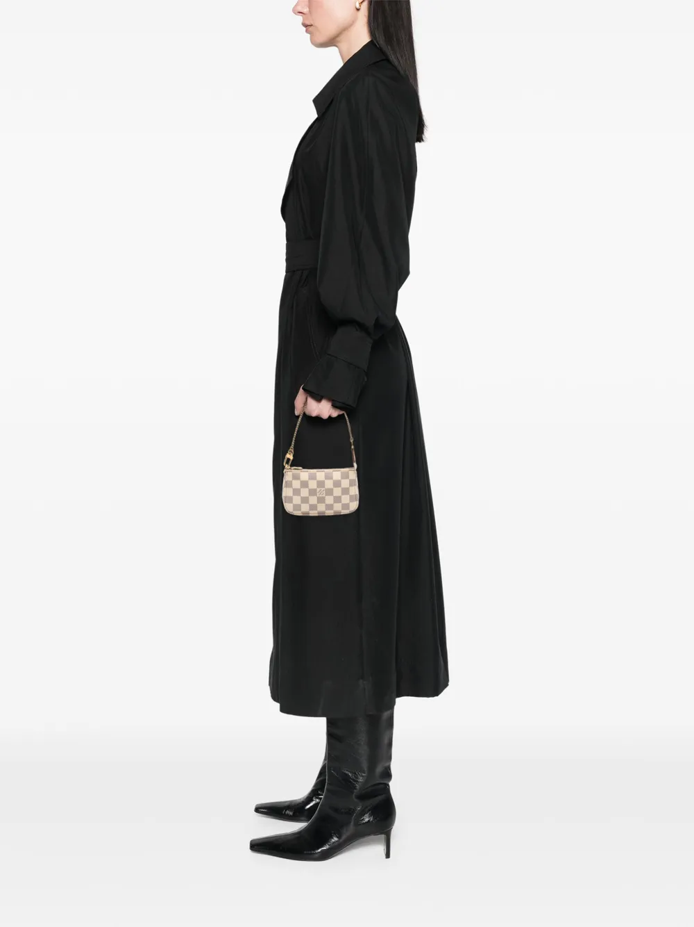 Louis Vuitton Pre-Owned 2019 Damier Azur Mini Pochette Accessoires handbag | Pre-Owned | Image 2