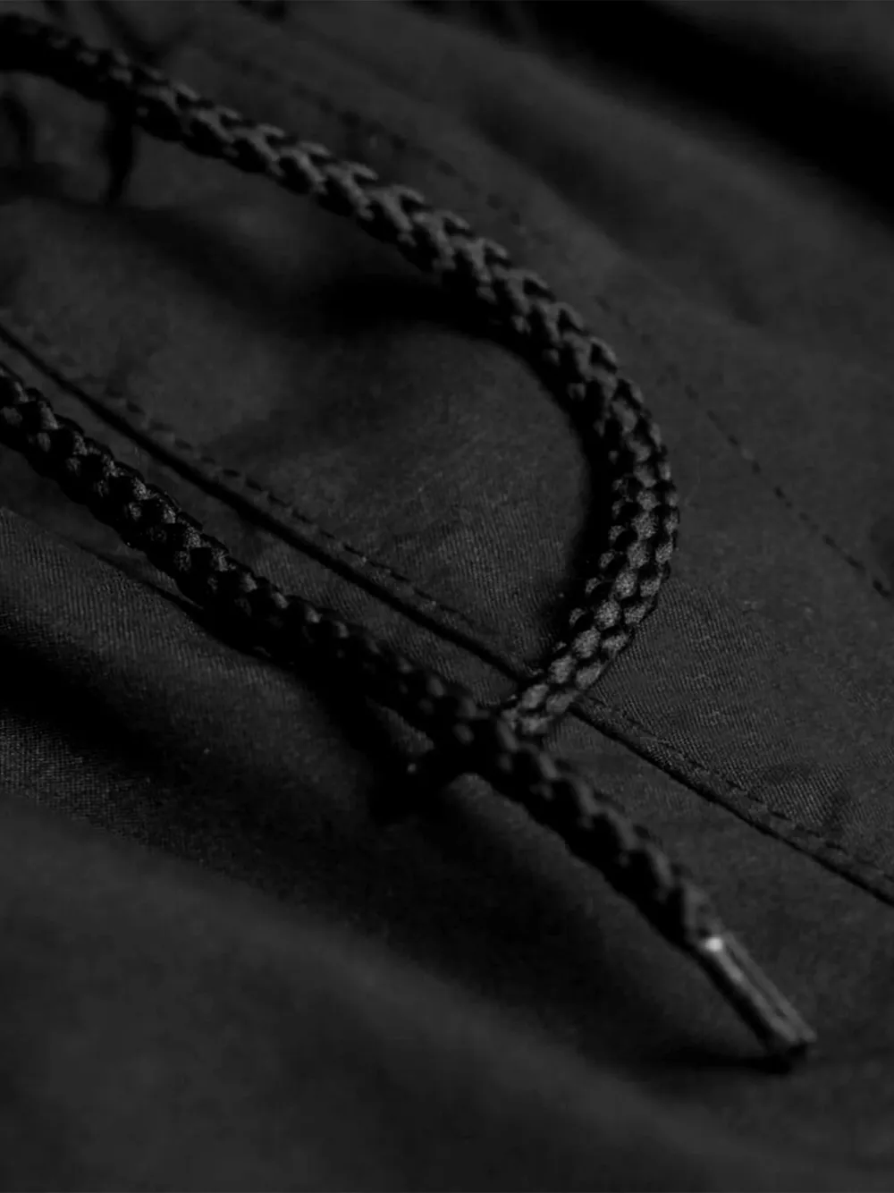 Zeco Schoolwear Drawstring Cuffed Trousers In Black