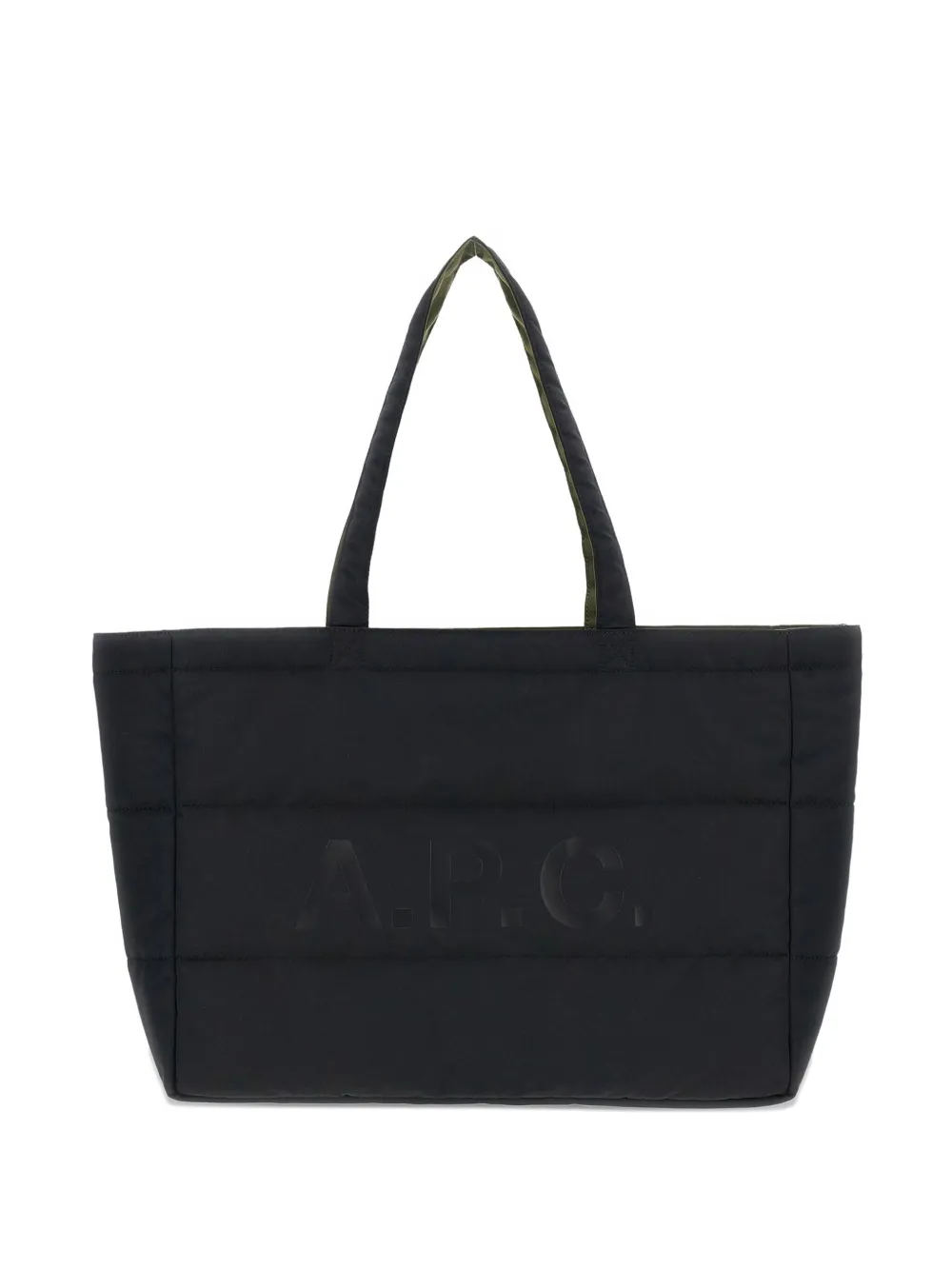A.P.C. ロゴ トートバッグ - ブラック A.P.C. ロゴ トートバッグ - ブラック