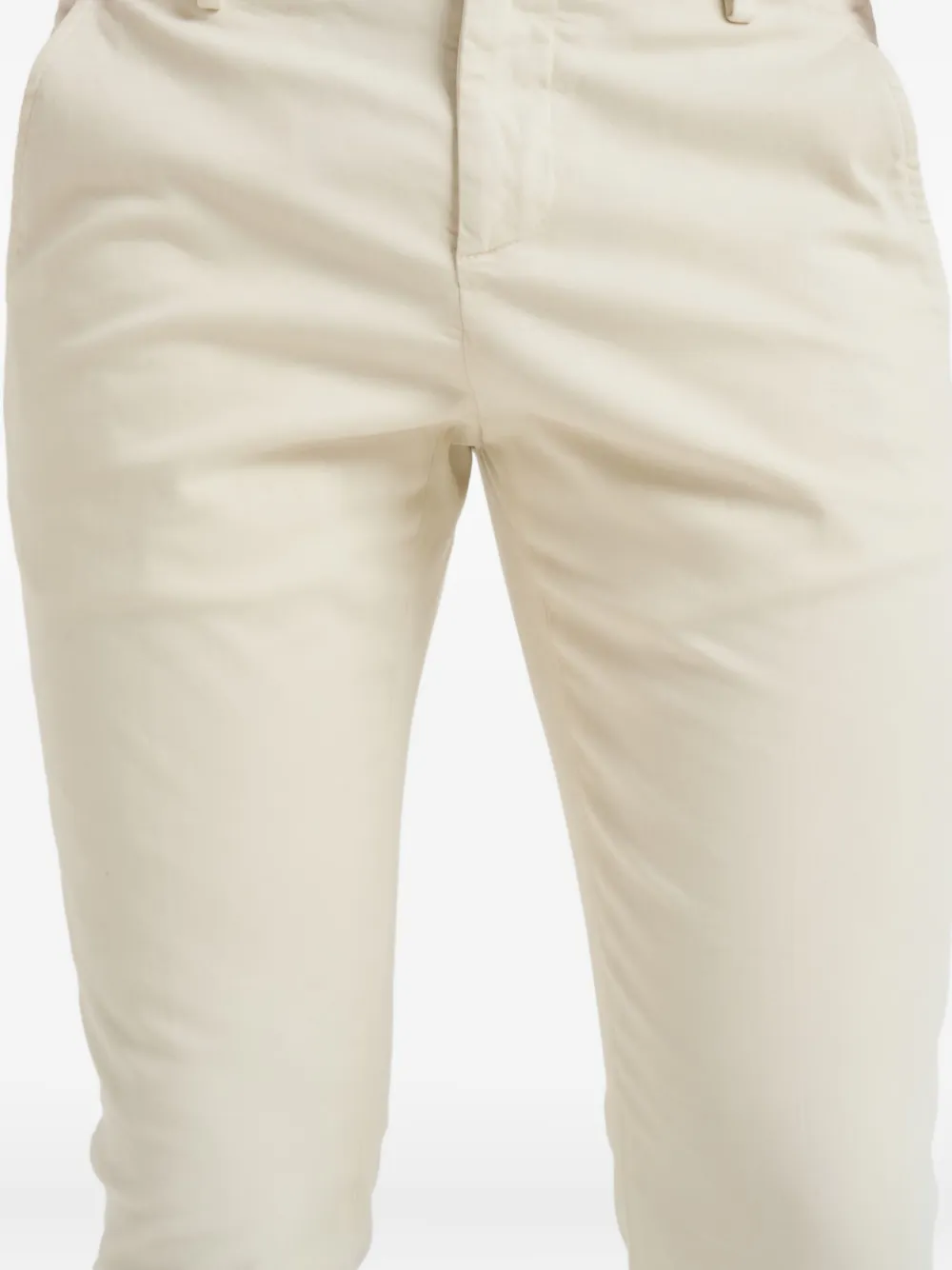 DONDUP Broek met riemlussen Beige