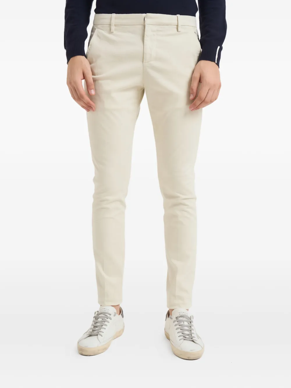 DONDUP belt-loop trousers - Beige