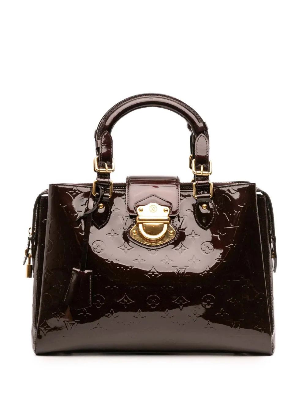 Louis Vuitton Pre-Owned 2012 モノグラム ヴェルニ メルローズ アヴェニュー ハンドバッグ - パープル Louis Vuitton Pre-Owned 2012 モノグラム ヴェルニ メルローズ アヴェニュー ハンドバッグ - パープル