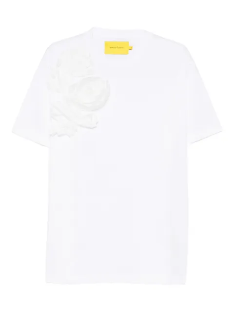 Marques'Almeida flower-appliqué T-shirt