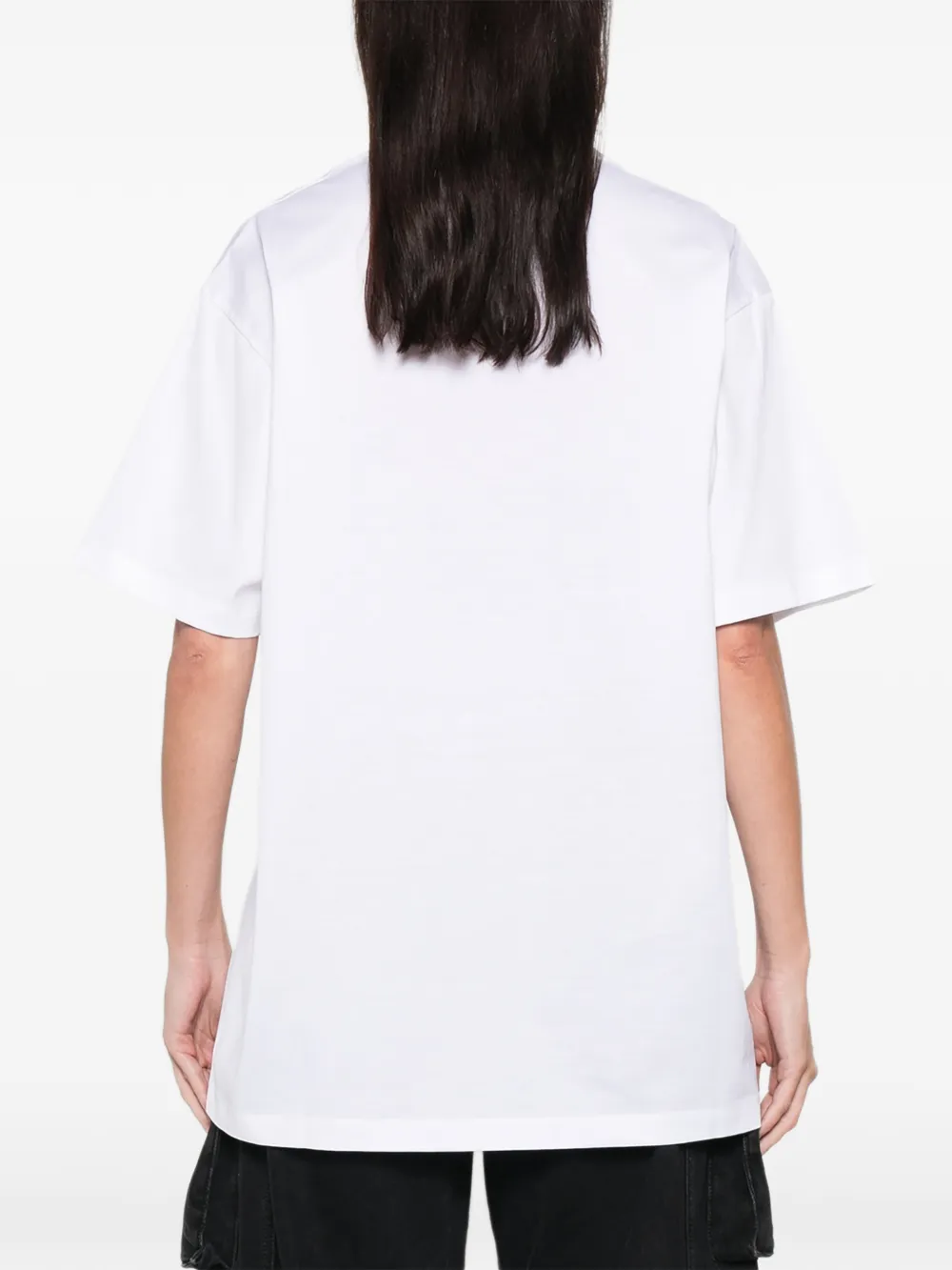 Marques' Almeida Flower-appliqué T-shirt In White