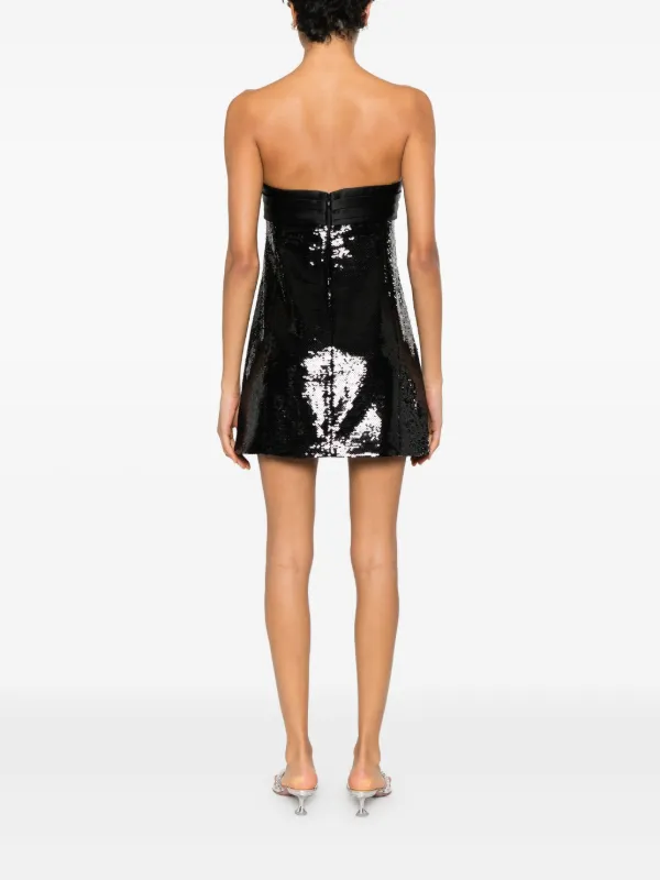retrofete strapless mini dress Retrofete Kaleido Strapless Mini Dress