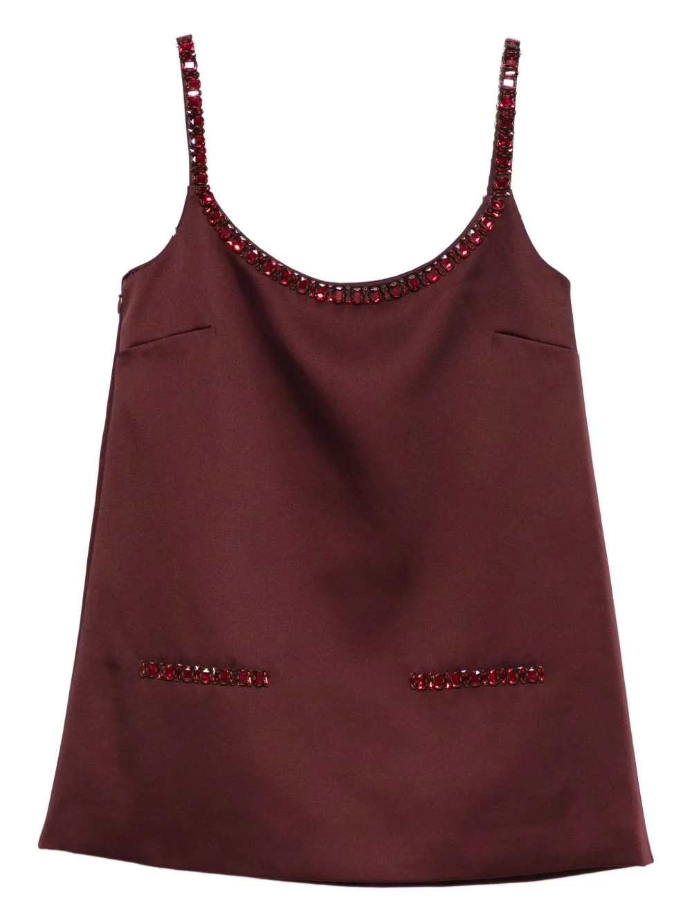 Retroféte Reilly Embellished Mini Dress In Purple
