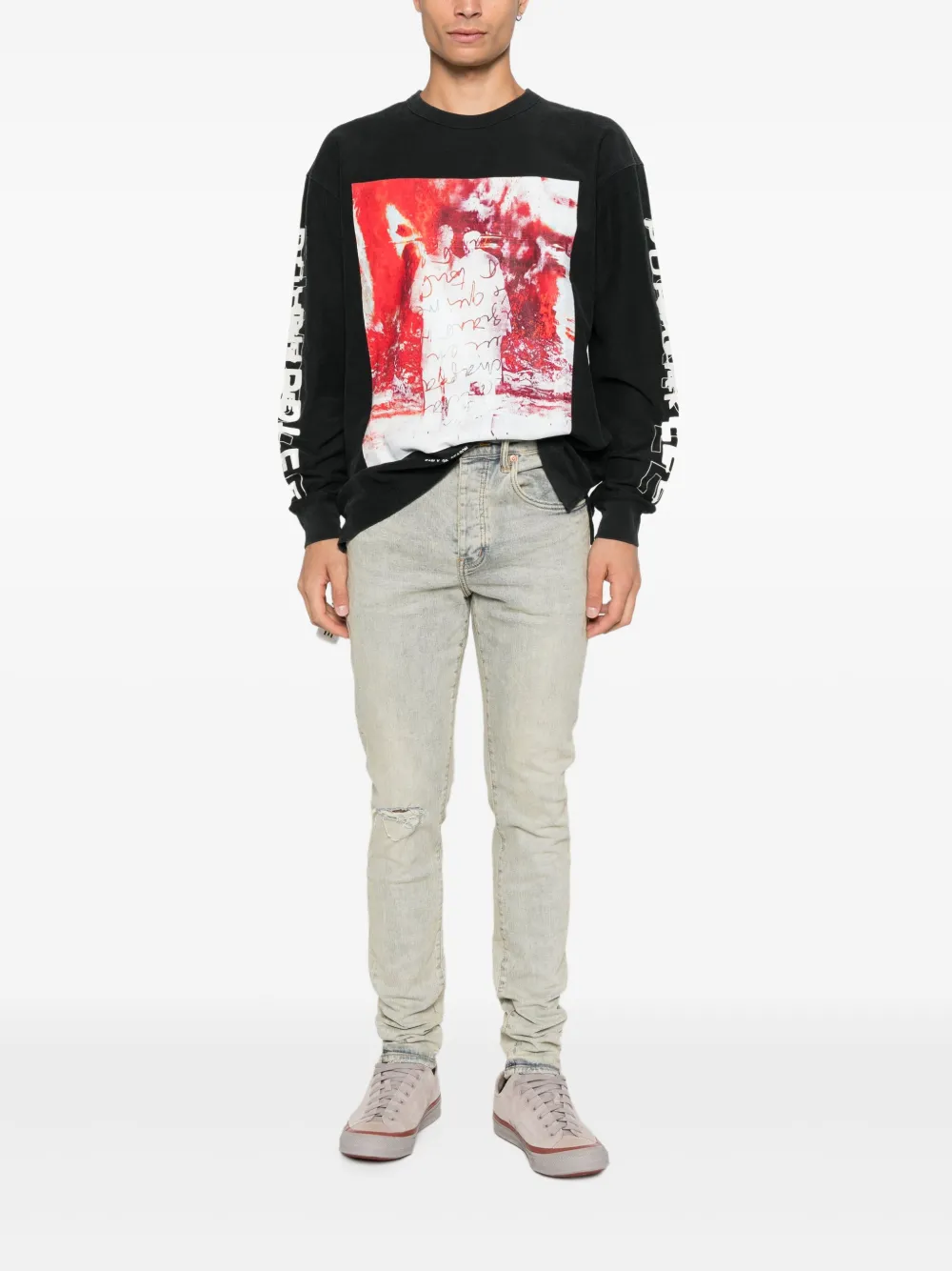 Purple Brand Venice Sunbleached jeans - Blauw