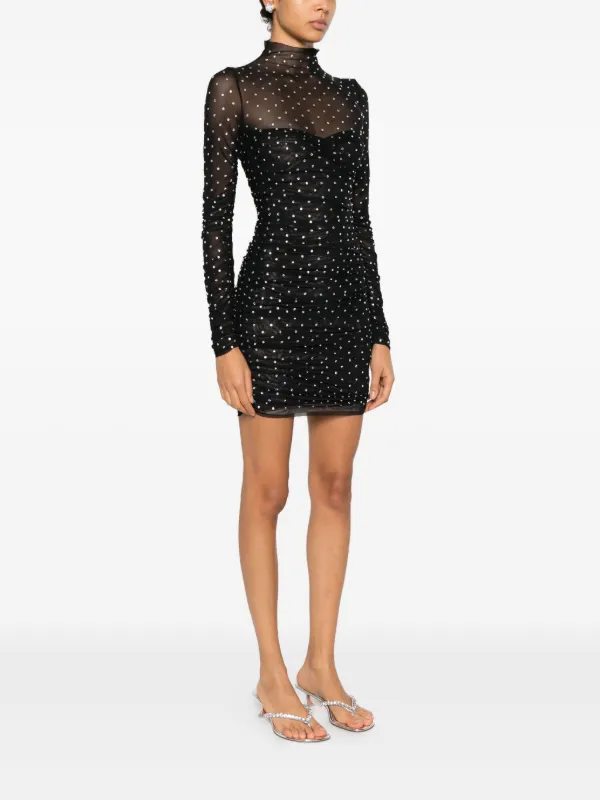 Retrofete Cossette Embellished Mini Dress | Black | FARFETCH