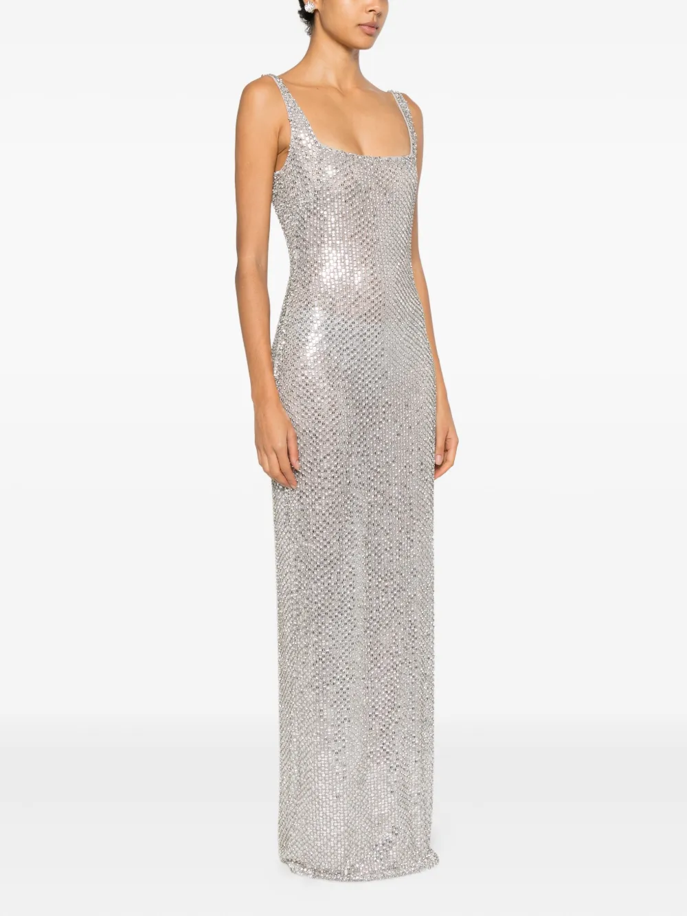 Retrofete Xiomara maxi-jurk Grijs