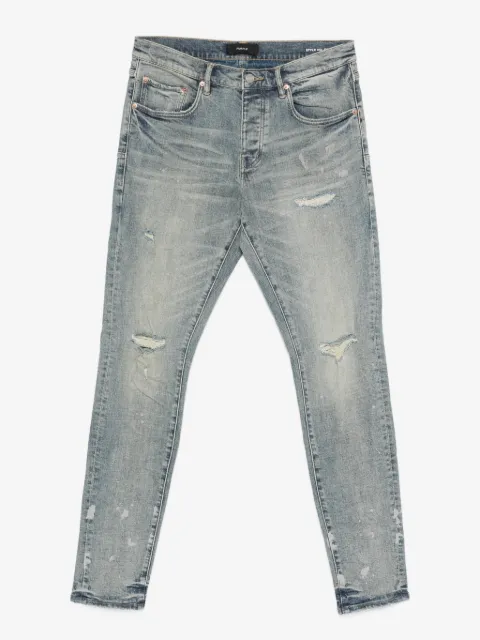 Purple Brand jeans con efecto de pintura